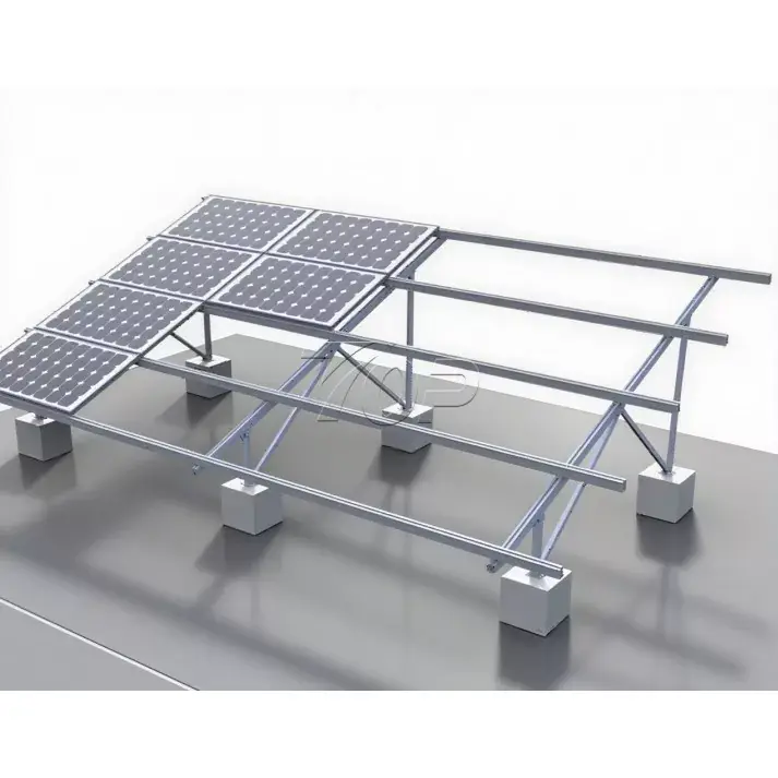 Бетон іргетасы Күн тауының жер бетіндегі PV қолдауы