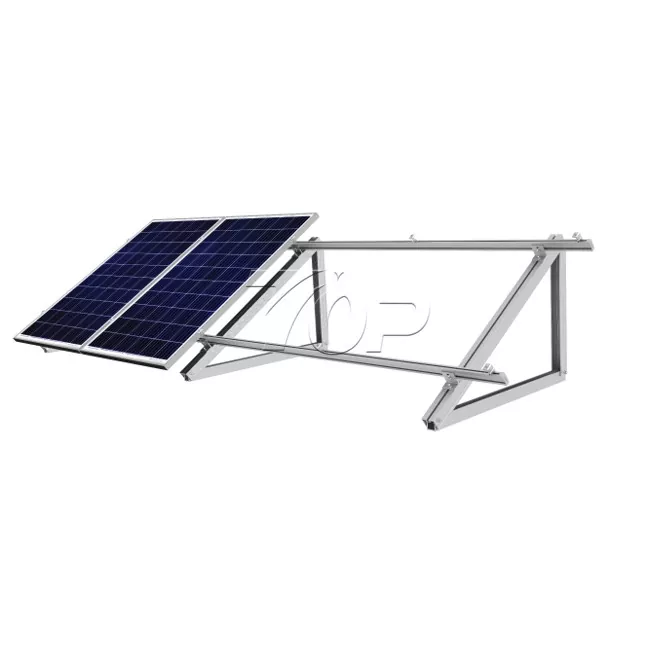 flat roof solar panel mounting 