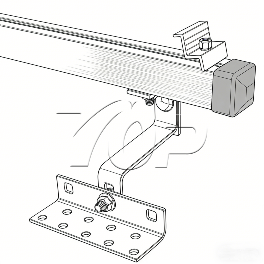 Solar Tile Roof Mounting Structures